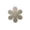 4" Flower Cross Stitch Wood Canvas, 4ct. by Loops & Threads®